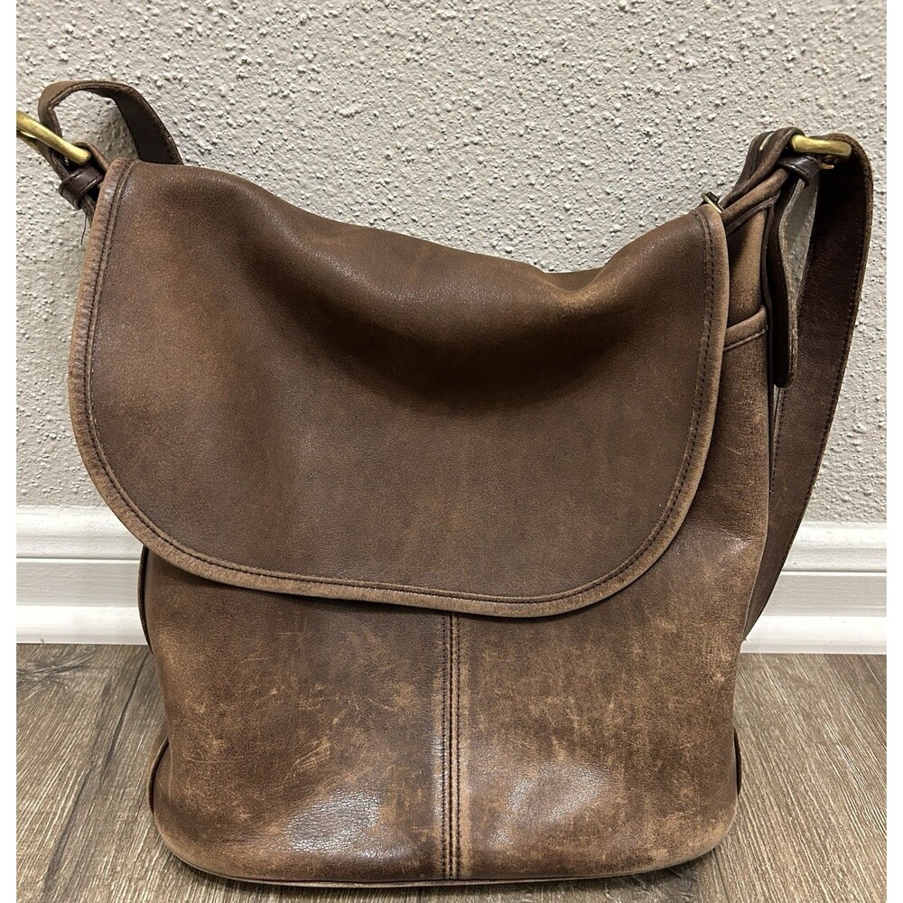 Vintage COACH WHITNEY Leather Shoulder Bag Purse 4115 USA 90s